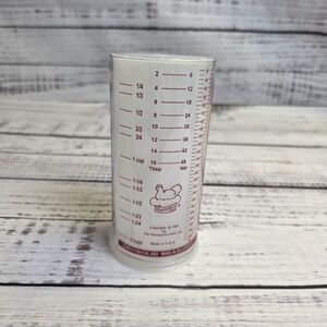 Pampered Chef Measure All Measuring Cup Reversable‎ Wet Dry Liquid Solid USA